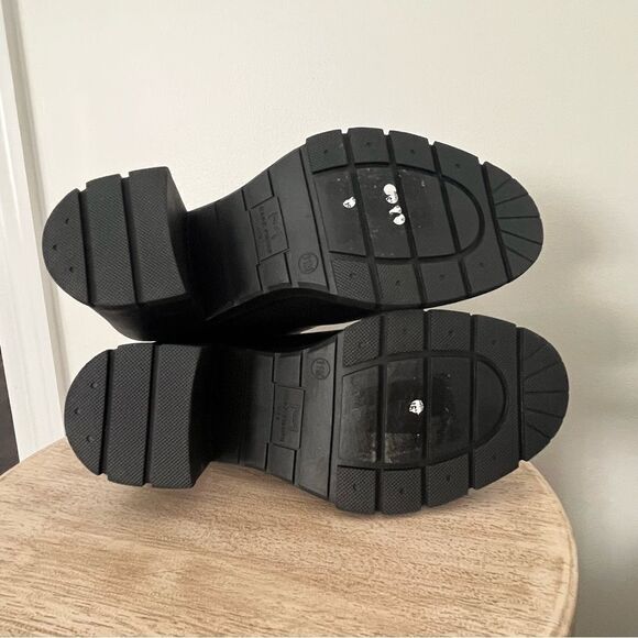 Marc Fisher Vanlisa Leather Lug Sole Pull On Chelsea Boots Size 11 NWOB - Picture 10 of 12